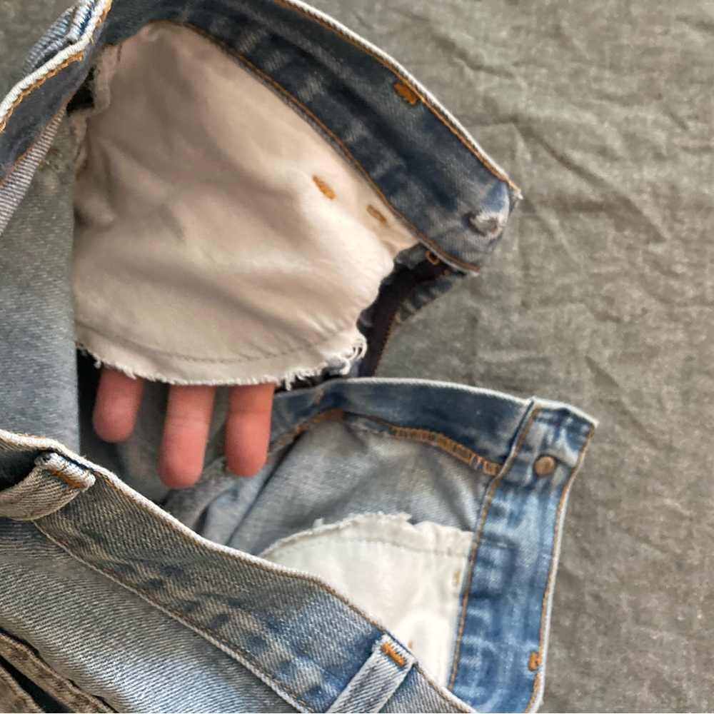 Levi’s orange tab cutoff jeans/ jorts. True vintage - Picture 4 of 6